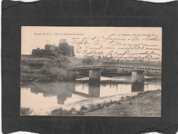 122574              Francia,    Bidache,   Vue  Du  Pont  Et  Des  Ruines,   VG   1906 - Bidache