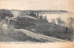 ¤¤  -   CANCALE   -   Le Départ Du Tramway Et Vue Générale   -   Chemin De Fer    -   ¤¤ - Cancale