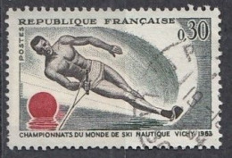 FRANCE 1449,used,falc Hinged - Waterski