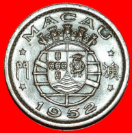 * COLONY OF PORTUGAL: MACAO  MACAU 10 AVOS 1952! DRAGON! ·  LOW START · NO RESERVE! - Macau