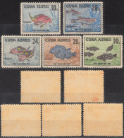 CUBA 1958, MARINE FAUNA, FISHES, COMPLETE, MNH SERIES With GOOD QUALITY, *** - Nuevos