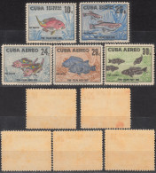 CUBA 1958, MARINE FAUNA, FISHES, COMPLETE, MNH SERIES With GOOD QUALITY, *** - Unused Stamps