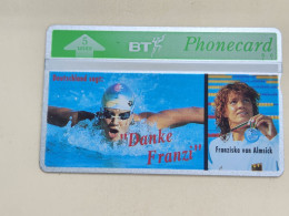 United Kingdom-(BTO-006)-DANKE FRANZI-(4)(5units)(231F04247)-price Cataloge MINT-4.00£+1card Prepiad Free - BT Übersee