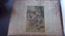 1916  ALMANACH DES PTT EDITE PROFIT DES VEUVES ORPHELINS DE L ADMINISTRATION UN CONSCRIT ENFANT UNIFORME ZOUAVE - Big : 1901-20