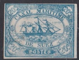 Egypte - 1868 - Canal De Suez  Neuf Sans Gomme 3  Vrai ? Faux ? - 1866-1914 Khedivate Of Egypt