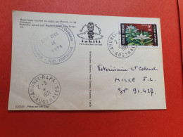 Polynésie - Affranchissement De Ahurei-Rapa Sur Carte Postale Pour SP 91.427 En 1971 - Réf 869 - Ongebruikt