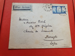 Algérie - Enveloppe De Alger Pour La France En 1935 Par Avion - Réf 874 - Brieven En Documenten