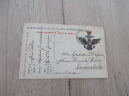 Italie Italia CPFM Lettre En Franchise Militaire Guerre Cachet R.N. San Giorgo... - Maschinenstempel (EMA)