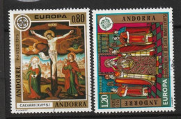 Yvert Et Tellier N°243-244 - Oblitéré - Europa  - Fresques De L'église De La Cortinada - Used Stamps