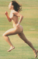 Sheila Nicholls Famous Female 1988 Cricket Streaker Cartwheel Postcard - Críquet