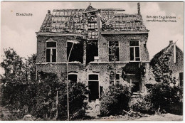 BIXSCHOTE - Von Den Englander Zerstortes Pharrhaus (2 Scans) - Langemark-Poelkapelle