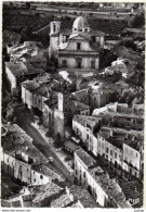 LAMBESC Vue Aérienne. Centre De Lambesc, Avec Son Eglise Et Sa Rue Grande. - Lambesc