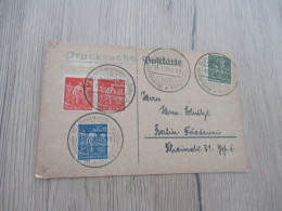 Drucsache Postkarte 4 TP Anciens Cachets Commémoratif VOGTL Musik 19/02/1923 - Covers & Documents