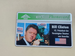 United Kingdom-(BTO-015)-BILL CLINTON-(32)(5units)(232C23972)-price Cataloge MINT-10.00£+1card Prepiad Free - BT Overseas Issues