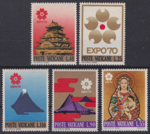 F-EX41191 VATICAN MNH 1970 WORLD FAIR OSAKA JAPAN NIPPON ART ARCHITECTURE.  - 1970 – Osaka (Japon)