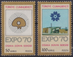 F-EX41189 TURKEY TURQUIA MNH 1970 WORLD FAIR OSAKA JAPAN NIPPON ART PAVILION.  - 1970 – Osaka (Japón)