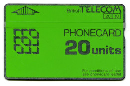 BT Phonecard 20 Units CN 947F - BT Definitive Issues