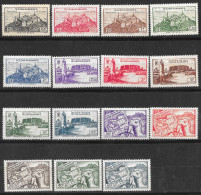 Fezzan Série De 15 Timbres Neufs Sans Charnière, N° 28 à 42 - Unused Stamps
