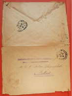 Enveloppe En Fm De Bayonne Pour Poitiers  En 1916, Enveloppe Réutilisée - Réf 884 - WW I