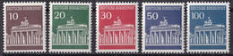 Bund 1964 - Mi.Nr. 506 - 510 W - Postfrisch MNH - Matte Gummierung - Ungebraucht