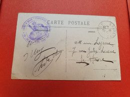 Cachet Militaire D'Ussy Sur Carte Postale Pour Le Havre En 1915  - Réf 906 - Brieven En Documenten