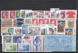 Sweden 1976 - Full Year MNH ** - Années Complètes