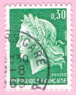 France, N° 1536A Obl. - Type Marianne De Cheffer - 1967-1970 Maríanne De Cheffer