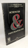 Science Et Psychanalyse / De Boeck Université - Psicologia/Filosofia