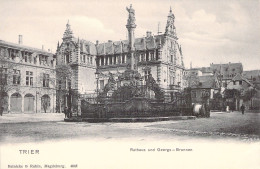 ALLEMAGNE - TRIER - Rathaus Und Georgs - Brunnen - Carte Postale Ancienne - Autres & Non Classés