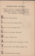 1930. CANAL ZONE. Fine Postcard (HALLELUJAH COCKTAIL - With Intereting Ingredients) With Pair ... (Michel 70) - JF440351 - Sonstige & Ohne Zuordnung