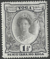 Tonga. 1920 Definitives. 1½d MH. SG 56 - Tonga (...-1970)