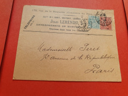 Enveloppe Commerciale De Paris Pour Paris En 1903 - Réf 948 - 1877-1920: Semi Modern Period