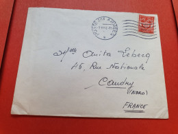 Enveloppe En Fm Du Sp 69.242 Pour Caudry En 1957 - Réf 955 - Brieven En Documenten