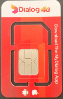 Sri Landka Ceylon Carte Multi SIM Card Telecom New Dialog Telecom 3G 4G 5G - Sri Lanka (Ceilán)