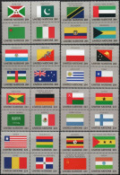 Delcampe - United Nations 1984-1985 Flag Stamps,Center Blocks From Sheets MNH 2306.0512 - Briefmarken