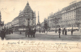 BELGIQUE - Bruxelles - Place Brouckère - Carte Postale Ancienne - Plazas