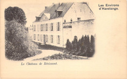 BELGIQUE - HAVELANGE - Le Château De Résimont - Edit Nels - Carte Postale Ancienne - Havelange