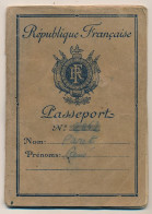 FRANCE / MAROC - Passeport 500 Francs 1948/1957 - Vannes, Renouvelé à Khénifra - Nombreux Visas Et Fiscaux Espagnols - Non Classés