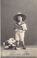 FANTAISIE - Enfant Au Chapeau En Habit De Marin - Carte Postale Ancienne - Other & Unclassified
