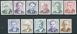 DDR / E. GERMANY 1974 Socialist Personalities MNH / **  Michel 1907-17 - Ongebruikt