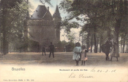 BELGIQUE - Bruxelles - Boulevard Et Porte De Hal - Carte Postale Ancienne - Avenidas, Bulevares