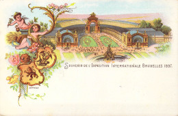 BELGIQUE - Bruxelles - Souvenir De L'Exposition Internationale Bruxelles 1897 - Carte Postale Ancienne - Mostre Universali