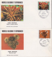 1981. NOUVELLE-CALEDONIE. 2 Fine FDC With Maritime Life Complete Set Cancelled First Day ... (Michel 674-675) - JF440792 - Cartas & Documentos