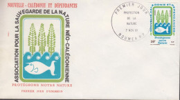 1981. NOUVELLE-CALEDONIE. Fine FDC With 28 F NATURE PROTECTION Cancelled First Day Of Issue.  (Michel 679) - JF440796 - Covers & Documents