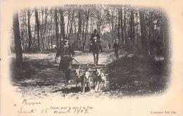 CHASSE - Forêt De Fontainebleau - Départ Pour La Mise à La Voie - Carte Postale Ancienne - Hunting