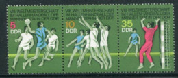 DDR / E. GERMANY 1974 Handball Championship MNH / **  Michel 1928-30 - Ungebraucht