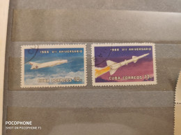 1966 Cuba Aviation (F8) - Used Stamps