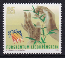 MiNr. 1339 Liechtenstein 2004 3. Jan. 50 Jahre Staatliche Alters- Und Hinterlassenenversicherung (AHV) Postfrisch/**/MNH - Unused Stamps