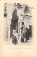 TUNISIE - Intérieur D'une Maison Arabe - Carte Postale Ancienne - Tunesien