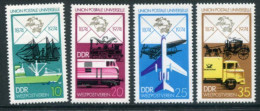 DDR / E. GERMANY 1974 UPU Centenary MNH / **.  Michel 1984-87 - Unused Stamps
